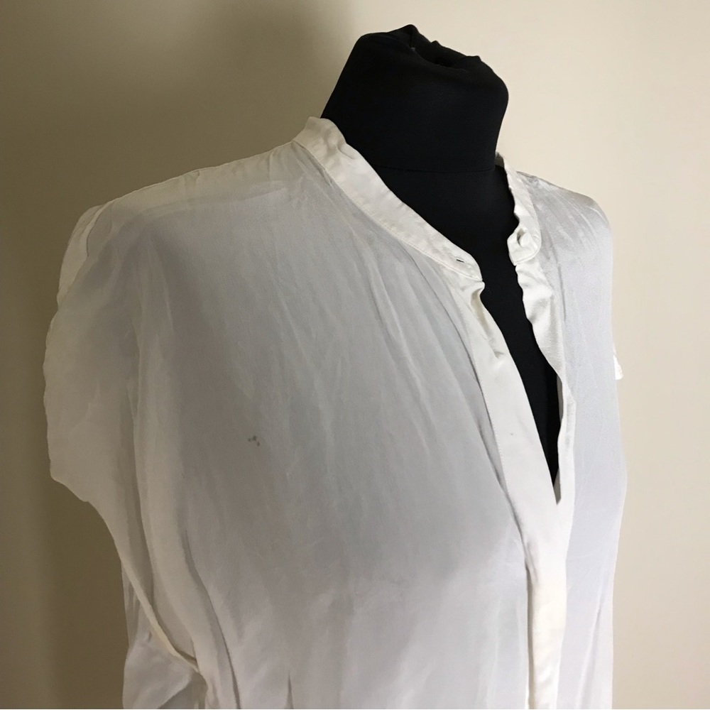 Vince White Silk Blouse - Picture 5 of 7